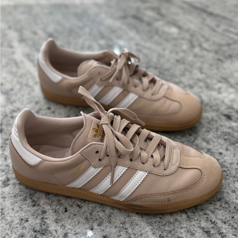 Adidas women’s samba og sneakers in wonder taupe